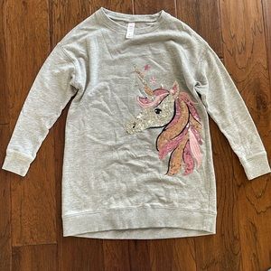 Size 8 unicorn sweater dress
